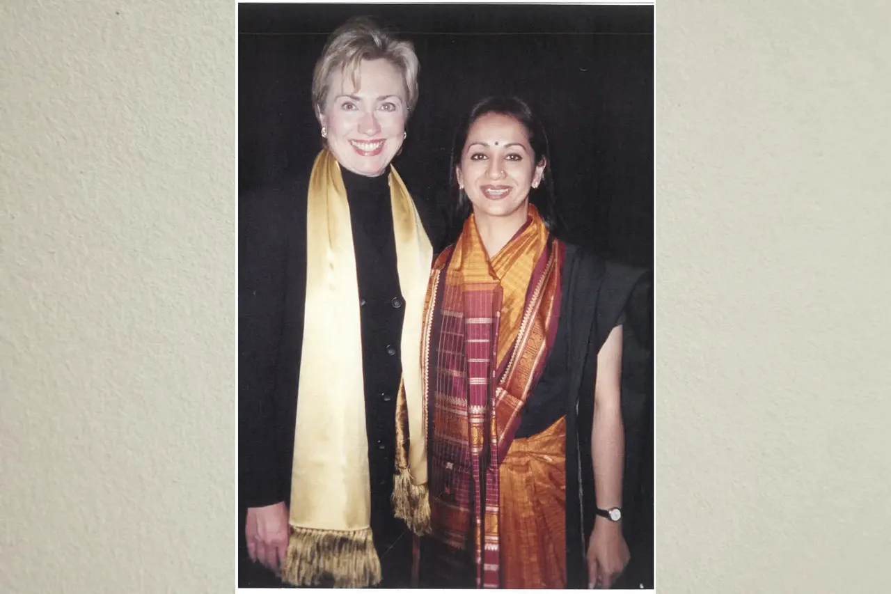 This image is from the 1999 Vital Voices conference in Reykjavik, Iceland, where I spoke on a panel alongside Hillary Clinton. I shared the story of Citibank’s microfinance launch in Mumbai — an initiative I had led, which successfully expanded access to capital for underserved communities in India.